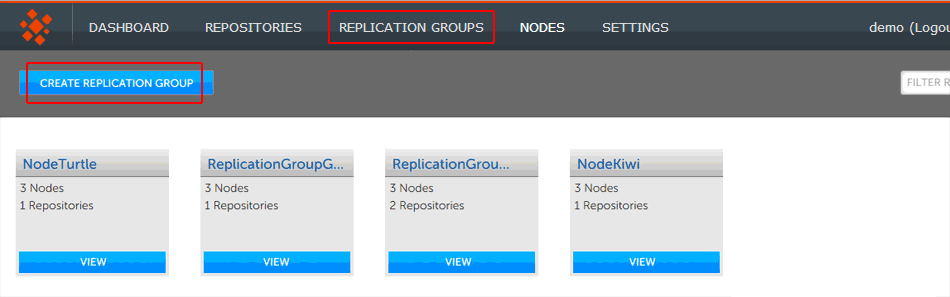 Create the repo group