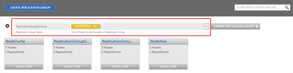 Indentifer string for a node