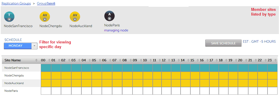 Schedule for you