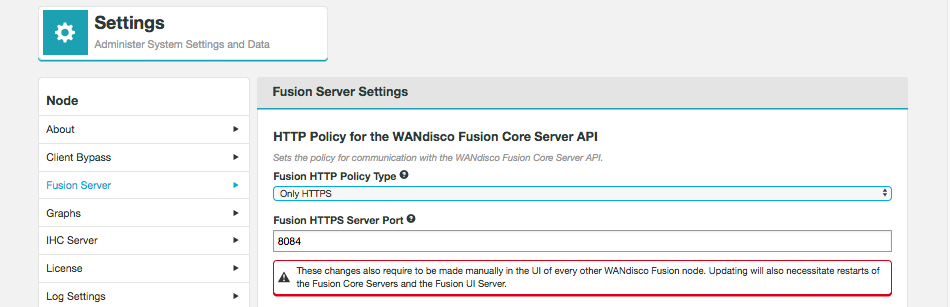 Server Settings