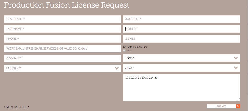 license