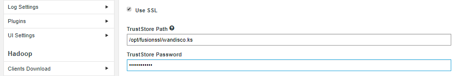 kerberos CM configuration screen