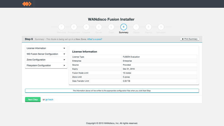 WD Fusion tree