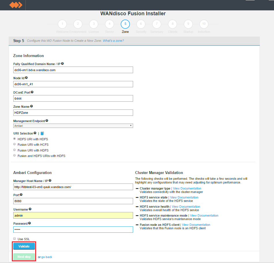 WD Fusion Deployment