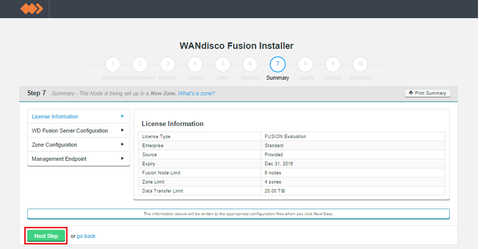 WD Fusion Deployment