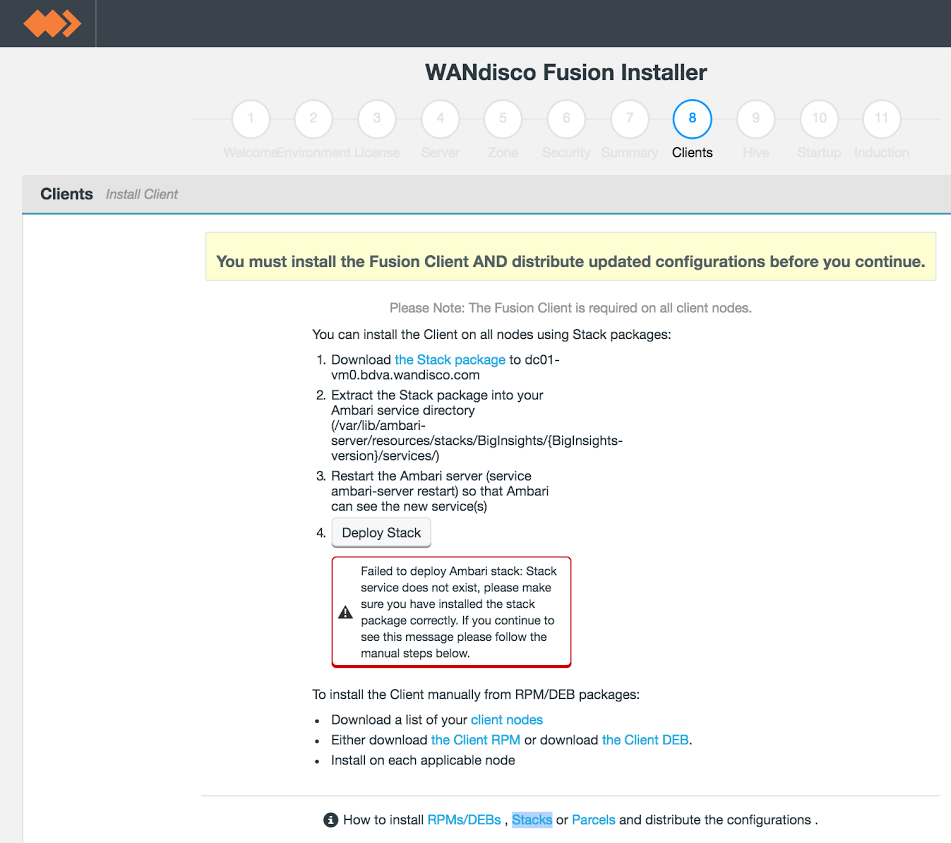 WD Fusion Deployment