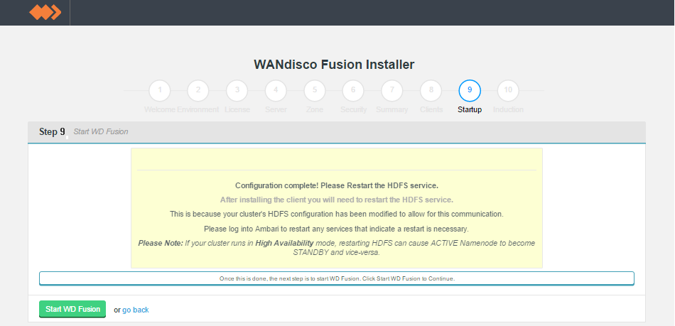 WD Fusion Deployment