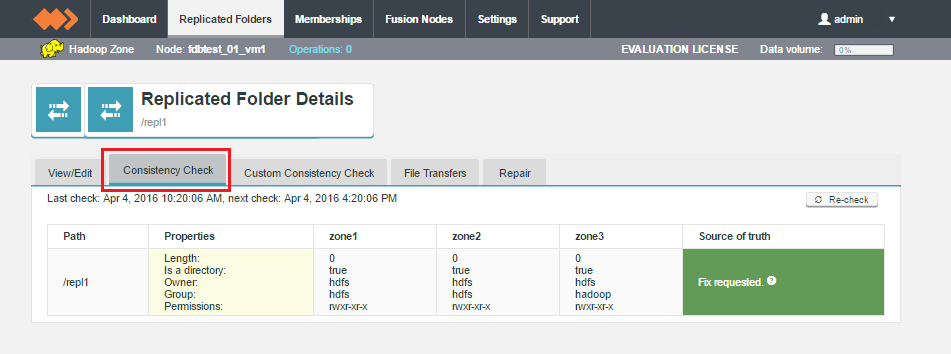 Replicated folder membership