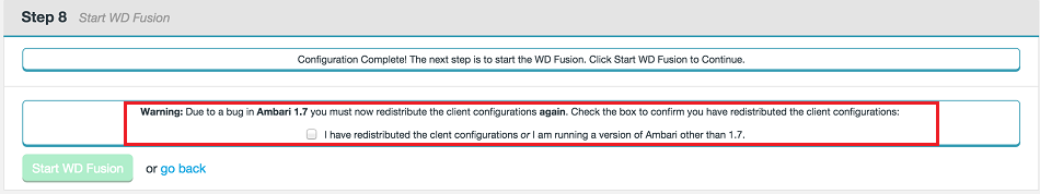 WD Fusion Deployment