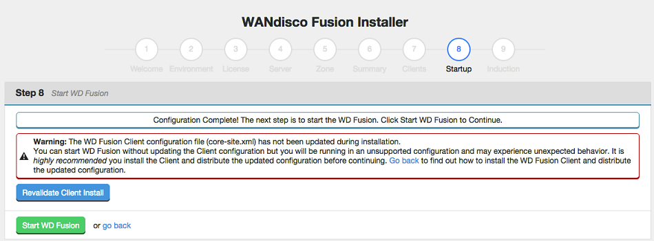 WD Fusion Deployment