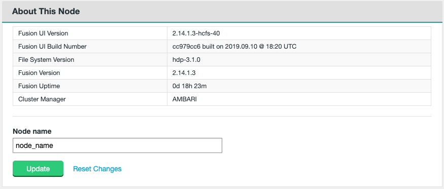 About - node name