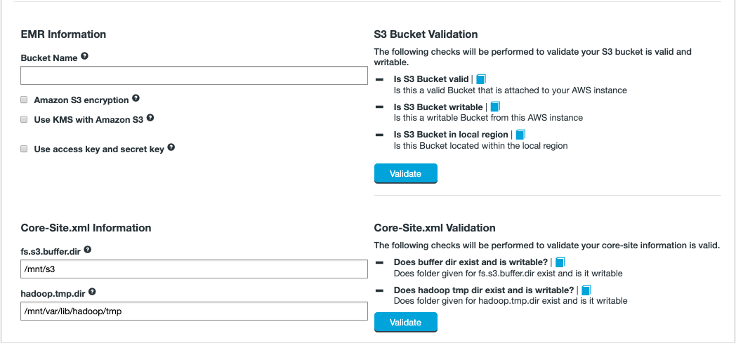 AWS EMR Install