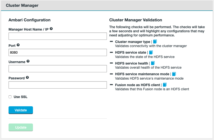 Cluster Manager - HDP