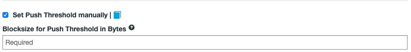 Fusion Settings - push threshold