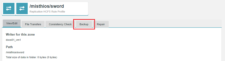 Fusion Backup Architecture