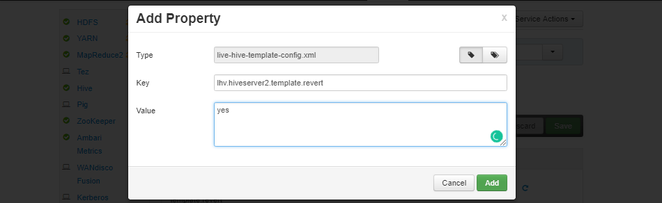 Revert to Hive Server