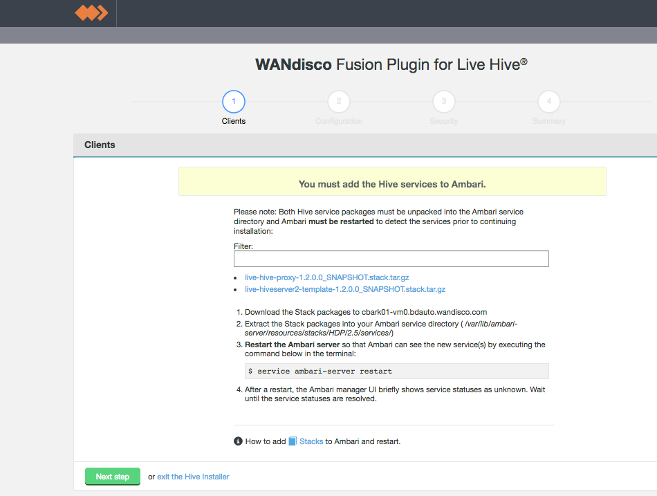 Live Hive Plugin installation
