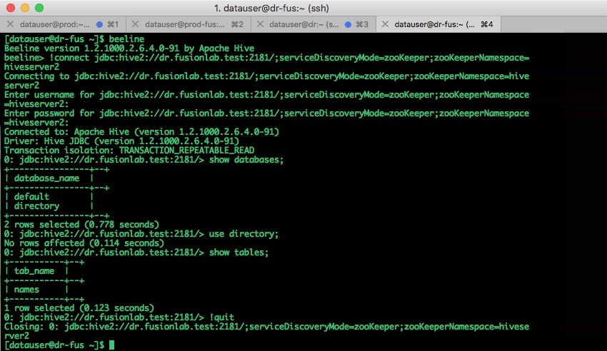 Live Hive validation