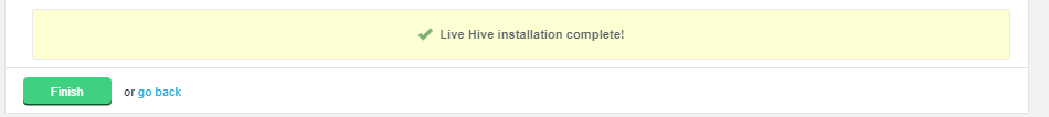 Live Hive Plugin installation