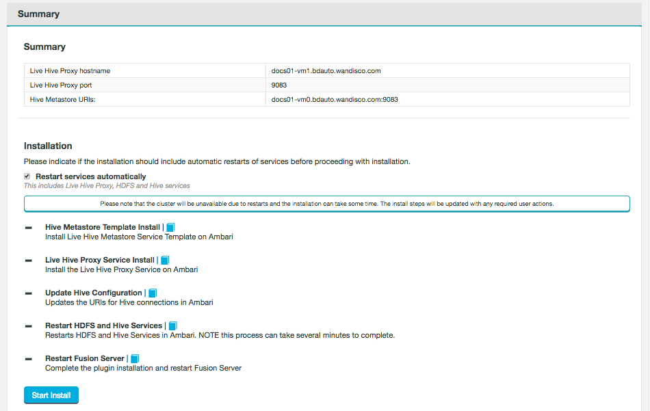 Live Hive Plugin installation