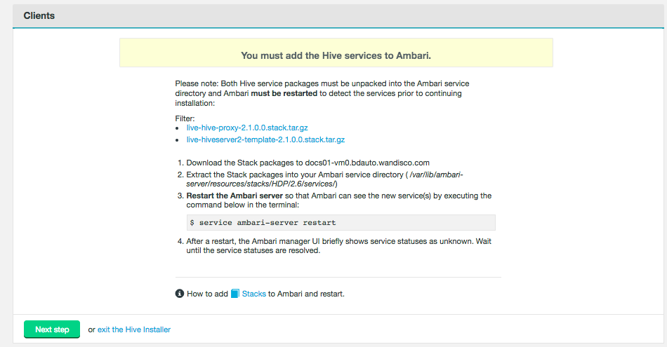 Live Hive Plugin installation