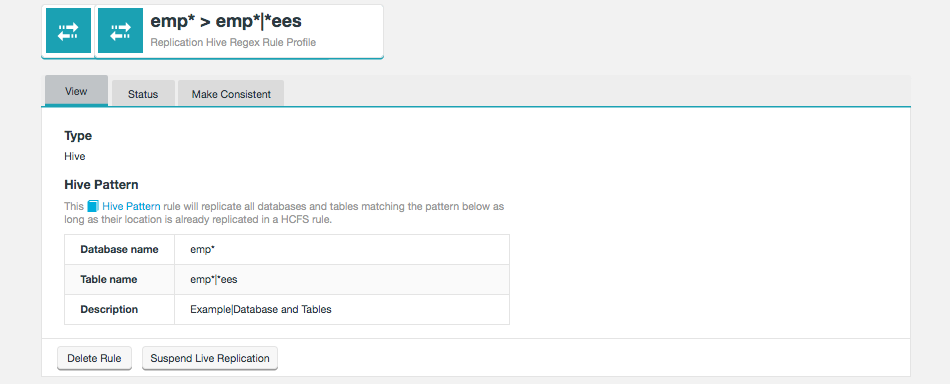 Suspend Live Replication
