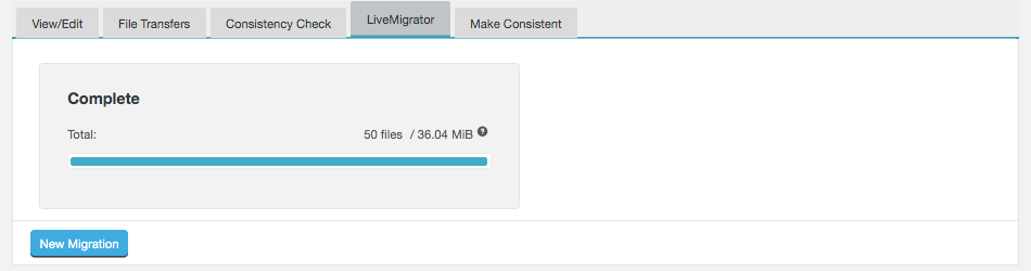 Migration complete
