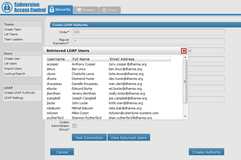 Admin Guide - Create lookuppass