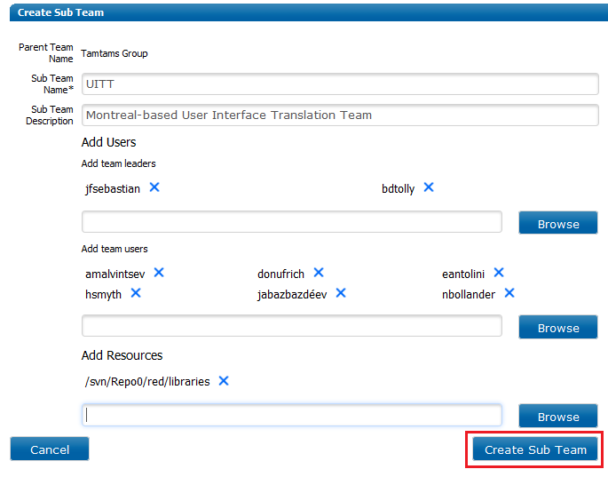 Admin Guide - Create Subteam 01