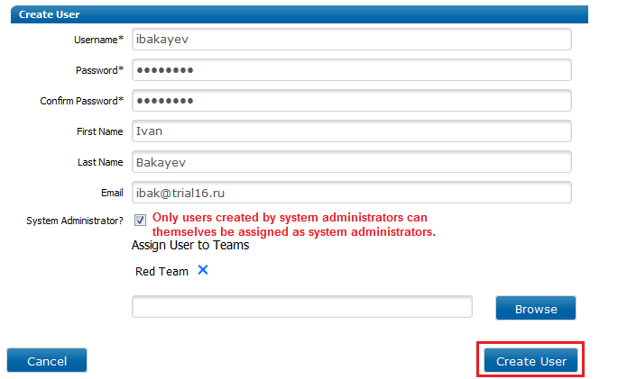 Admin Console - Create Replication Group