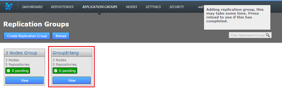 Create Replication Groups*