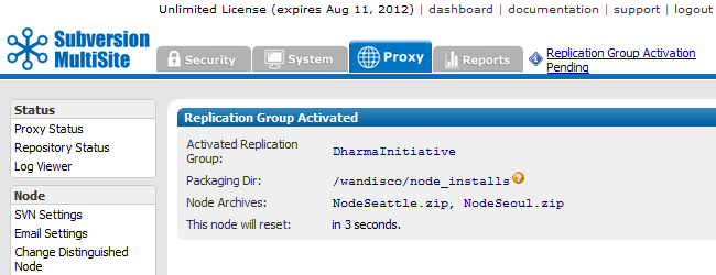 Create Replication Group 01