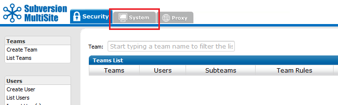 Admin Console - Import Settings