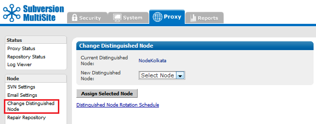 Admin Console - Change DN