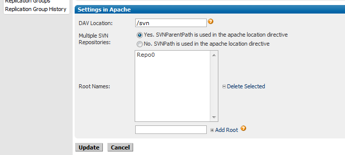 Admin Console - Edit Repository3