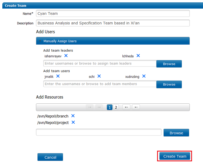 Admin Console - Create Replication Group
