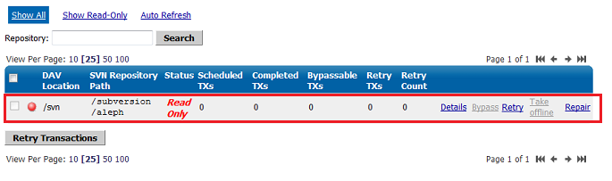 Admin Console - Proxy Settings