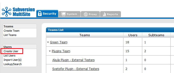 Admin Console - Create Replication Group