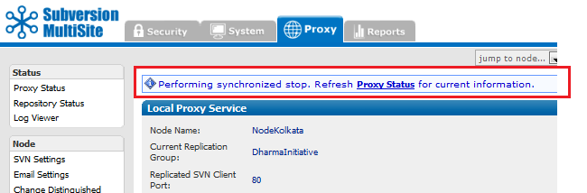 Synchronized stop 03