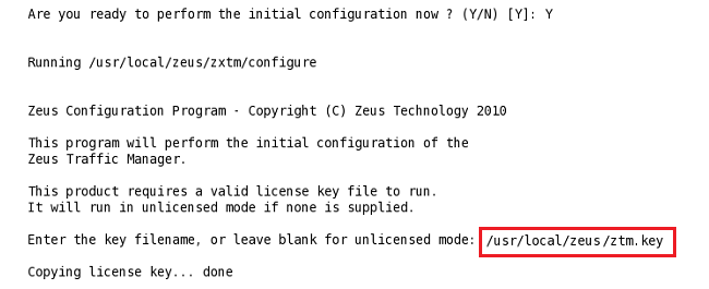 zeus install